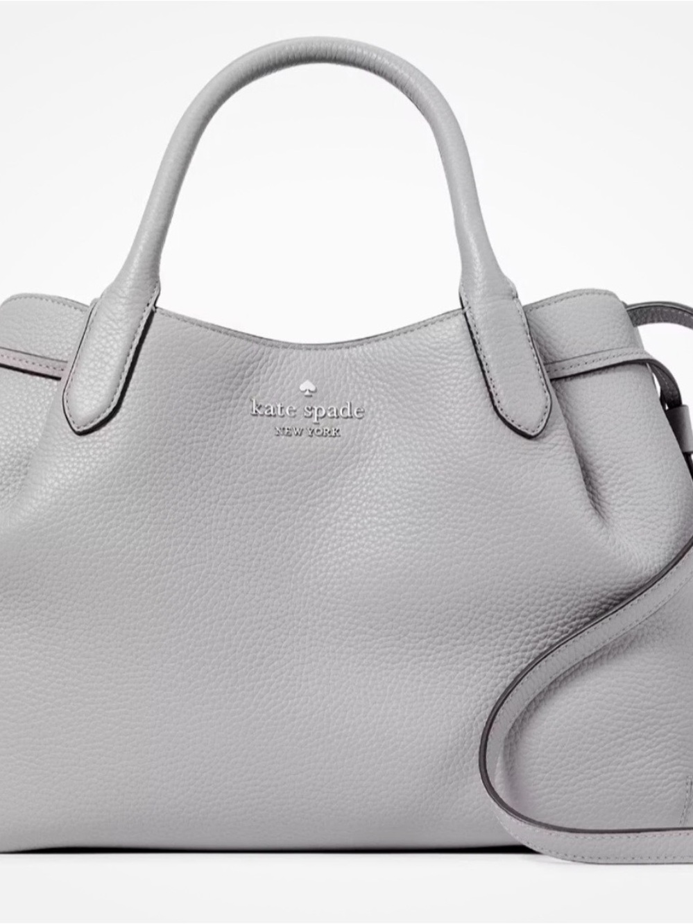 New kate spade Pebbled Leather Dumpling Purse